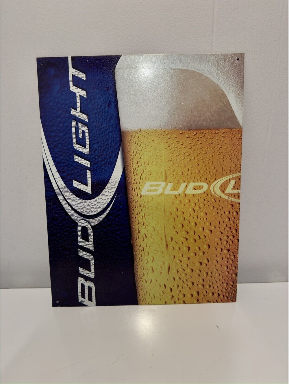 Bud Light Metal Bar Sign. Man Cave Garage or Anywhere Decor